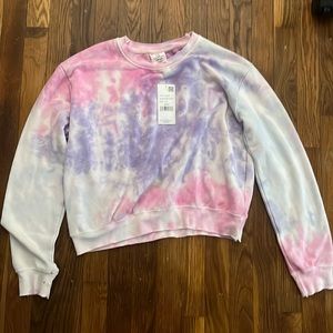 NWT tye dye crewneck